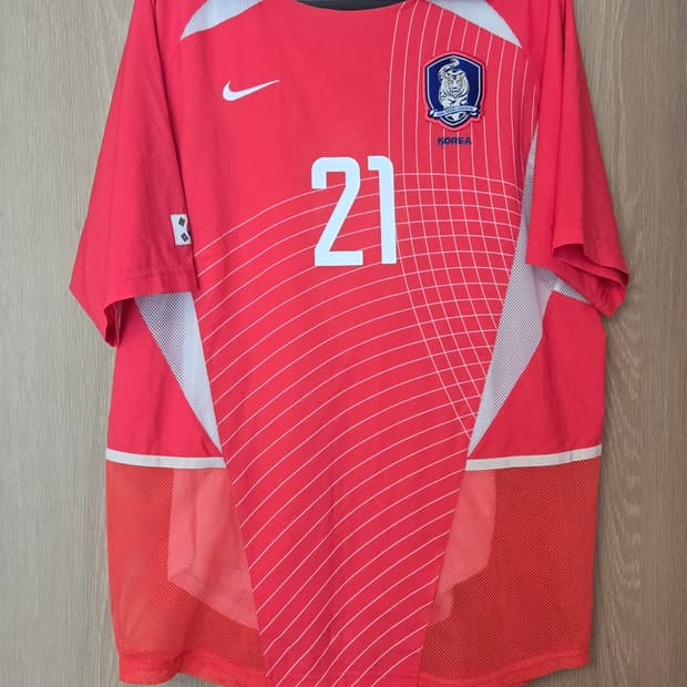 2002-2004 대한민국 국대 홈 박지성 어센틱 듀얼레이어