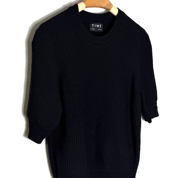 타임 타임니트 타임반팔니트 한섬 한섬니트