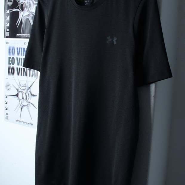 (L-2XL) 언더아머 반팔 티셔츠 기능성 런닝 차콜-H30805