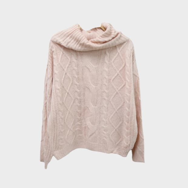 잉그니 딸기우유 히메갸루 터틀넥 니트 62365