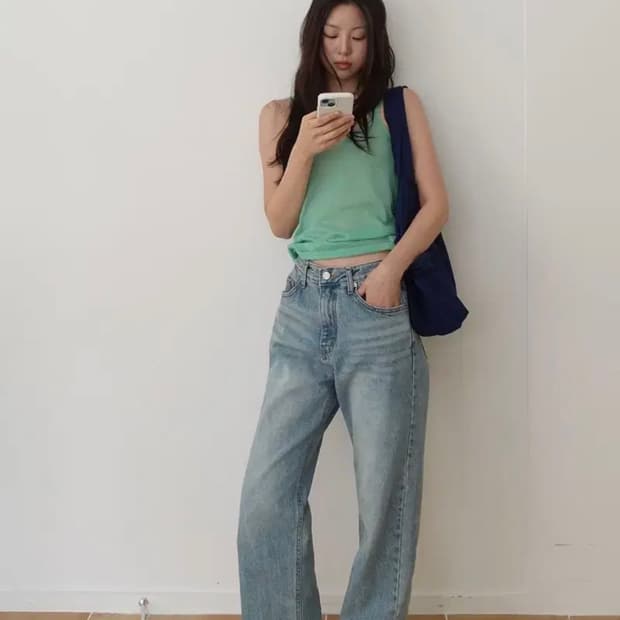 [m.o.k only] california washed denim