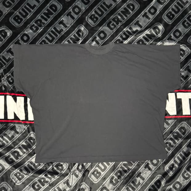 로스 앤젤레스 어패럴 싱글 스티치 심리스 디럭스 티 블랙