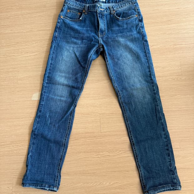 워싱 청바지 데님(32인치) 새상품