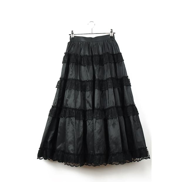 PLAISIR 스커트(XS~S)  티어드롱스커트