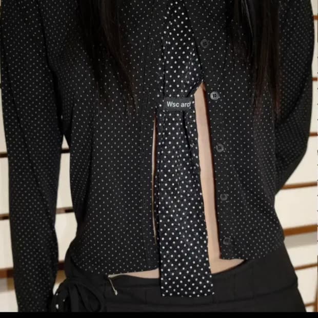 더블에스씨 아카이브 Comfy cardigan dot 컴피 가디건