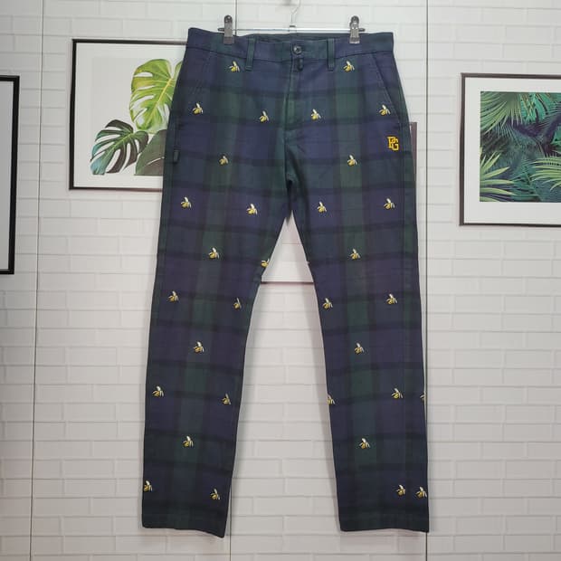 파리게이츠 골프 자수 긴바지 팬츠 5사이즈 33인치