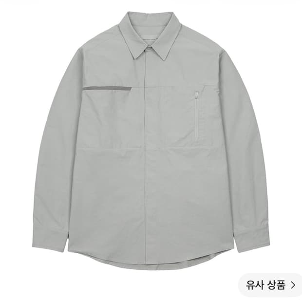 산산기어 포켓셔츠 라이트 그레이 1사이즈
