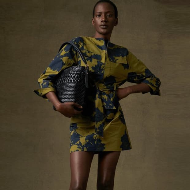 쉐르(Soeur) 말차 플로럴 원피스 55-66