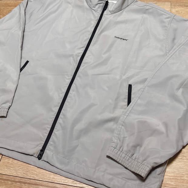 코드그라피 바람막이 L