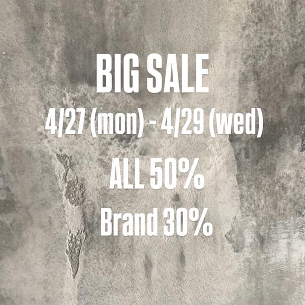 BIG SALE 4/27 - 4/29