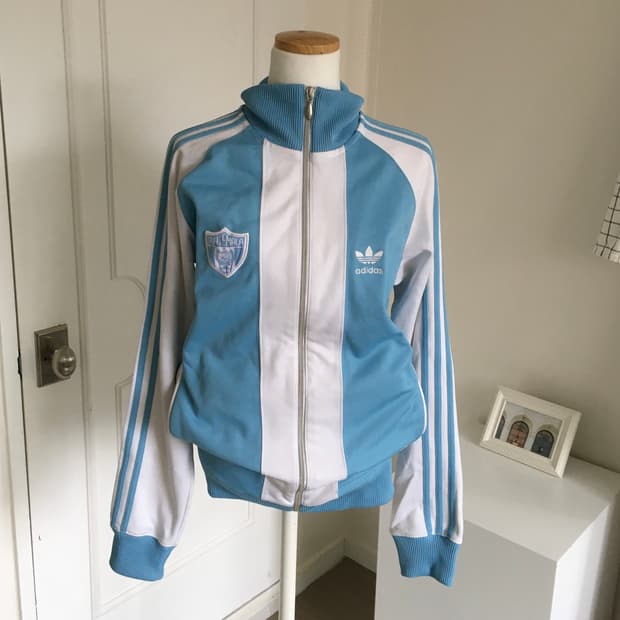 아디다스 과테말라 트랙탑 스카이블루 져지