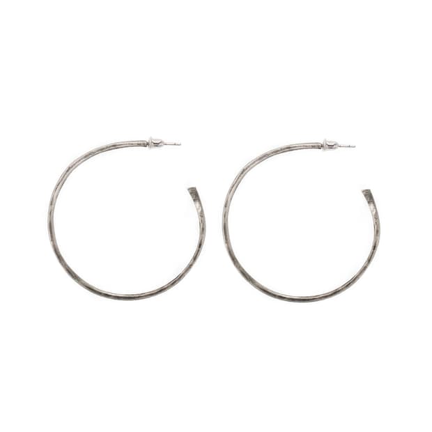 램쉐클(RAMSHACKLE)BASIC LARGE HOOP EARRINGS