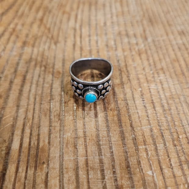 빈티지 네이티브 아메리칸 인디언 스털링 실버 925 링