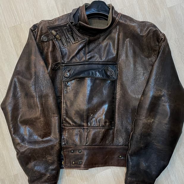 스웨덴 밀리터리 모터사이클 자켓 40s(two-tone)