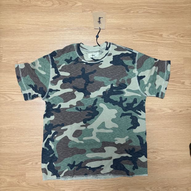Stussy pigment dyed SS thermal t shirts