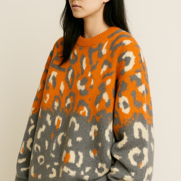 시스템 SYSTEM 캐시미어혼방 니트 스웨터