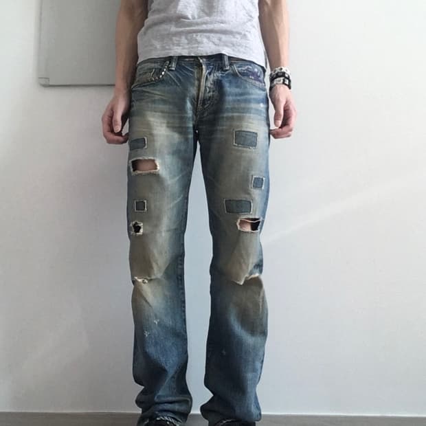 90’s Hysteric Glamour stud jeans