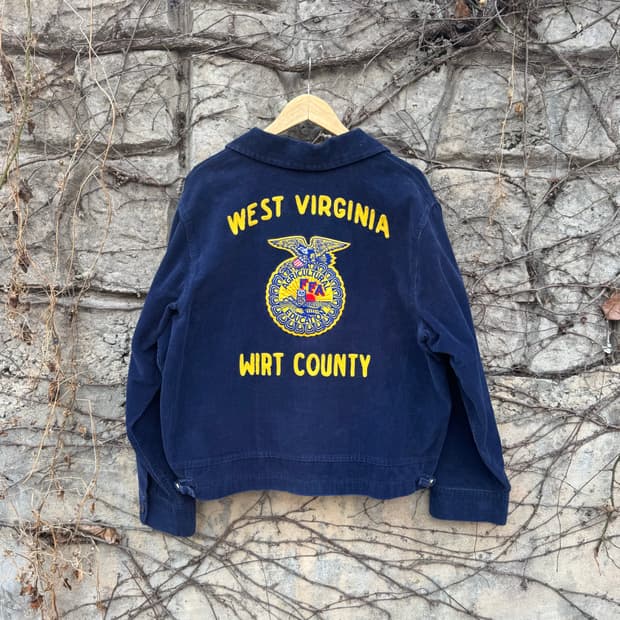 오리지널 빈티지 체인스티치 코듀로이 ffa 자켓 44