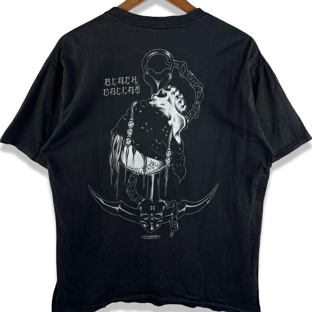JPN Black DALLAS 다크 티셔츠4346