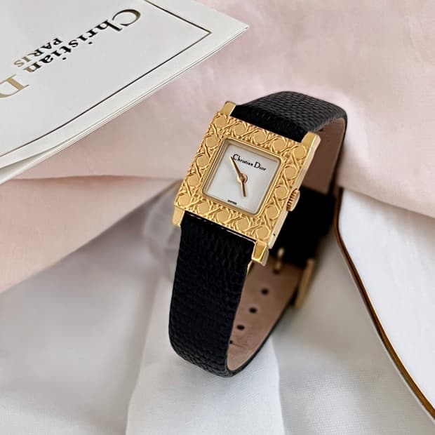 라 파리지엔느 골드 베젤 디올 시계 / 정품감정, 케어