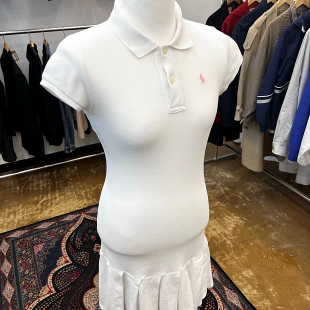 폴로 랄프 로렌 걸스 pk 테니스 원피스