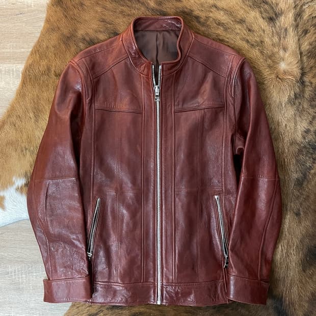 반하트 디 알바자 양가죽 라이더 자켓