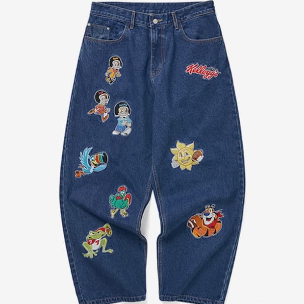 위캔더스 켈로그 콜라보 팬츠 m