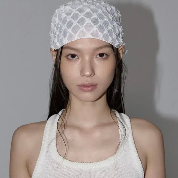 이네기 태슬 스카프 아이보리