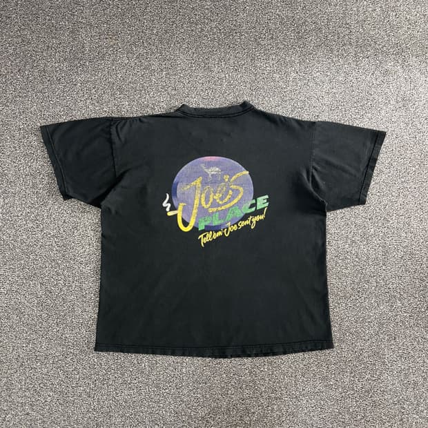 90s 빈티지 카멜 Joe Place 티셔츠