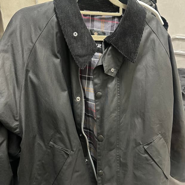 (38) 바버 트랜스포트 왁스자켓
