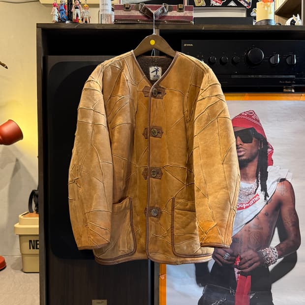 80s 이세이미야케 하이 스포팅기어 시어링 자켓 M(L)