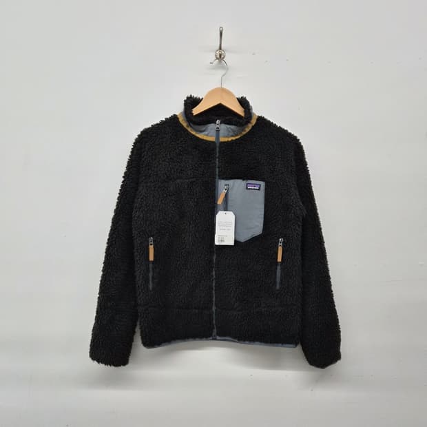 파타고니아 블랙 레트로 파일 플리스 자켓 남성 2XL