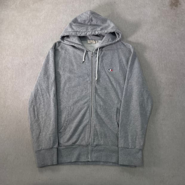 100 메종키츠네 컬러 폭스 후드집업