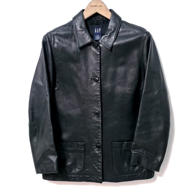 M]90s 올드 갭 레더 자켓