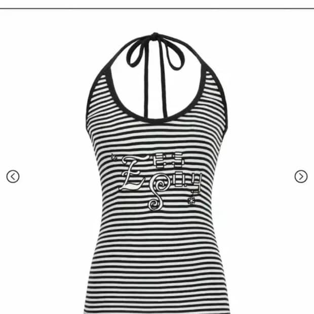 새상품) Eessay 에세이 캔디 홀터 탑 