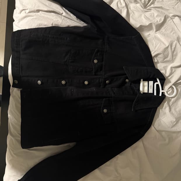 Lmood x prt 검정 데님 트러커 (콘밀원단) (48)