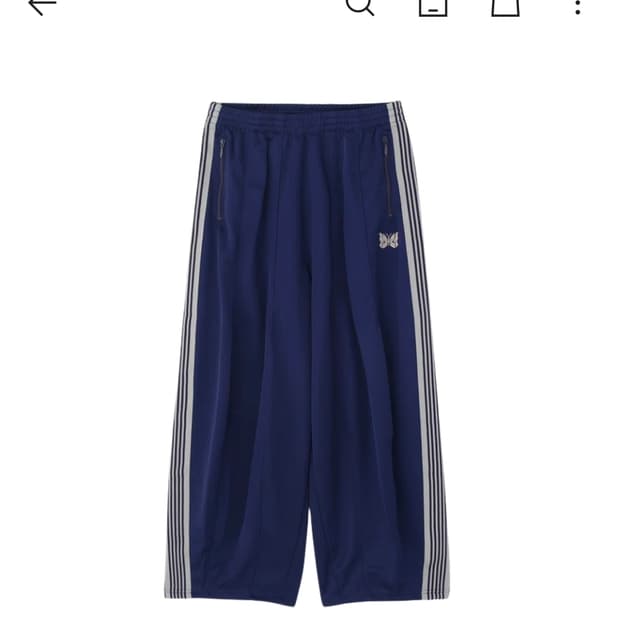 니들스 B'2nd HD 트랙팬츠 폴리 스무스 네이비 (xs)