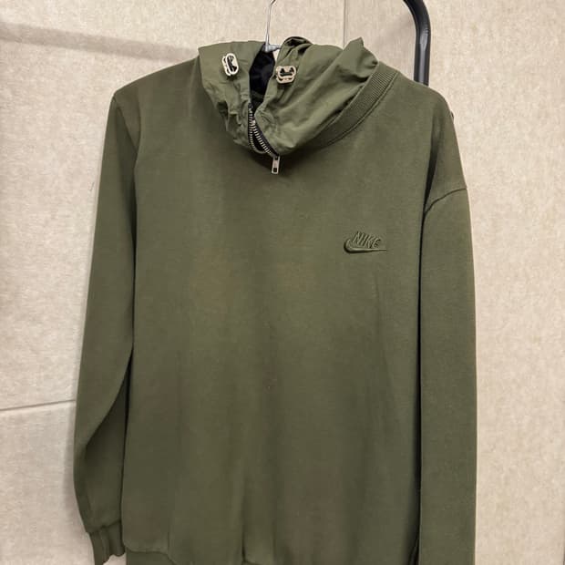 나이키 후드 티 카키 M