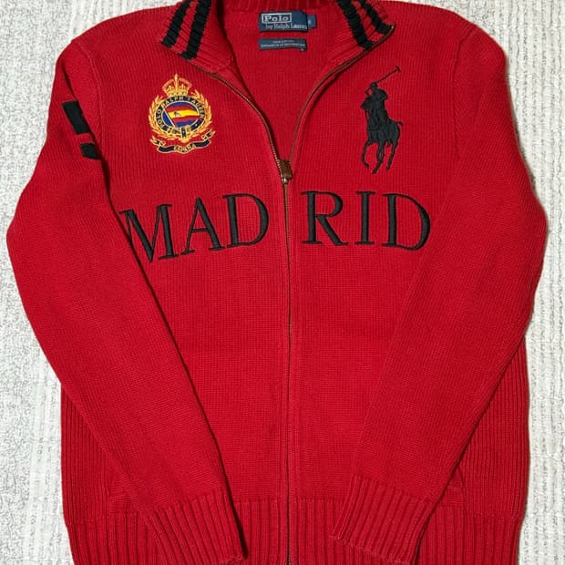 폴로 랄프로렌 빅포니 마드리드 니트집업