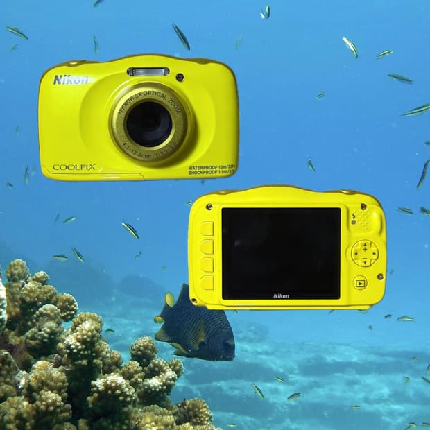 🐣레어!/작례)니콘 NIKON COOLPIX S33 빈티지 디카