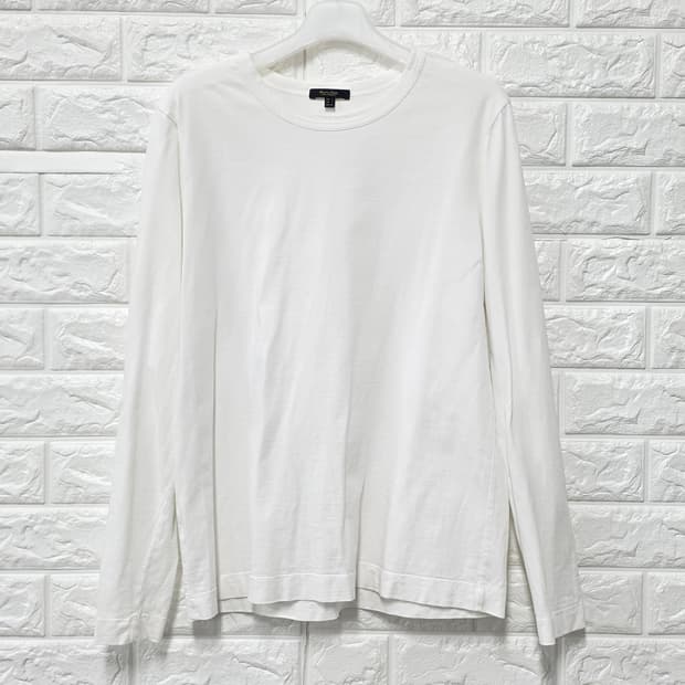 택포) 마시모두띠  흰색 긴팔 티셔츠 S