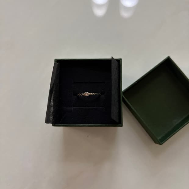 14k꼬냑다이아 반지