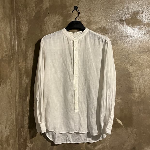 띠어리 버튼 린넨 셔츠