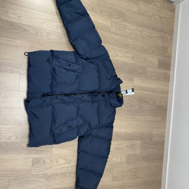 (새상품)스톤아일랜드 크링클랩스 네이비 블루 XXL