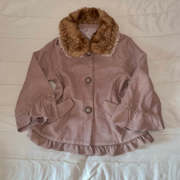 axes femme 엑시즈팜 핑크 코트 히메갸루 오네갸루 엑시즈팜 케이프