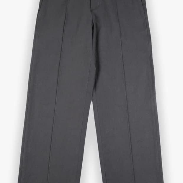 [les레스] Stitch crease trouser (charcoal)