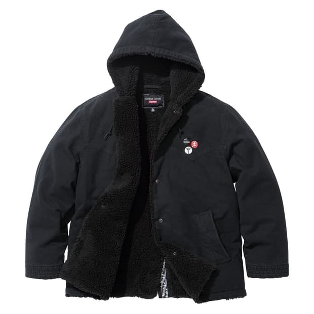 슈프림 넘버나인 폭스 시어링 코트