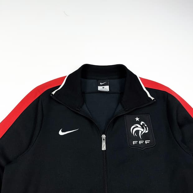 나이키 프랑스 풋볼 블랙 트랙탑 져지 (S)