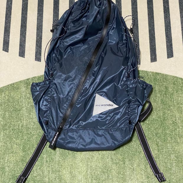 앤드원더 실 데이팩 블루 AND WANDER sil daypack