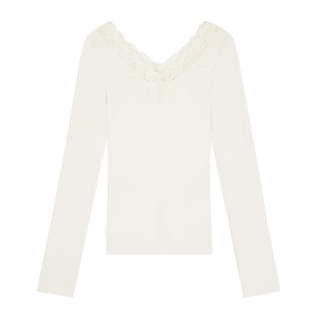 새상품) kleesier 클리시어 크림도넛 롱슬리브 크림버터 색상